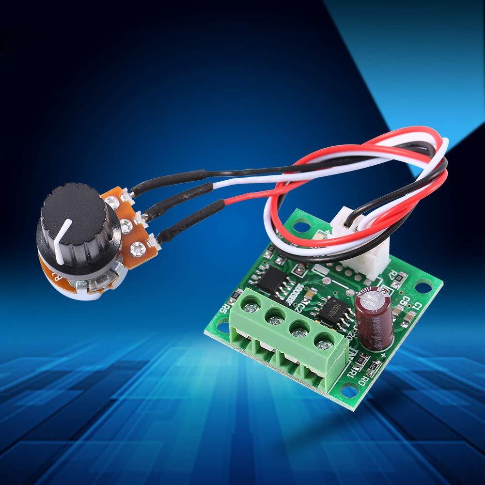 Motor Speed Controller DC 1.8V to 15V 2A Mini PWM Low Voltage Over Current Re...