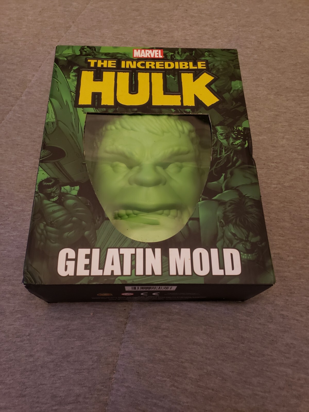 The Incredible Hulk gelatin mold..Diamond select toys..Marvel.. 2015