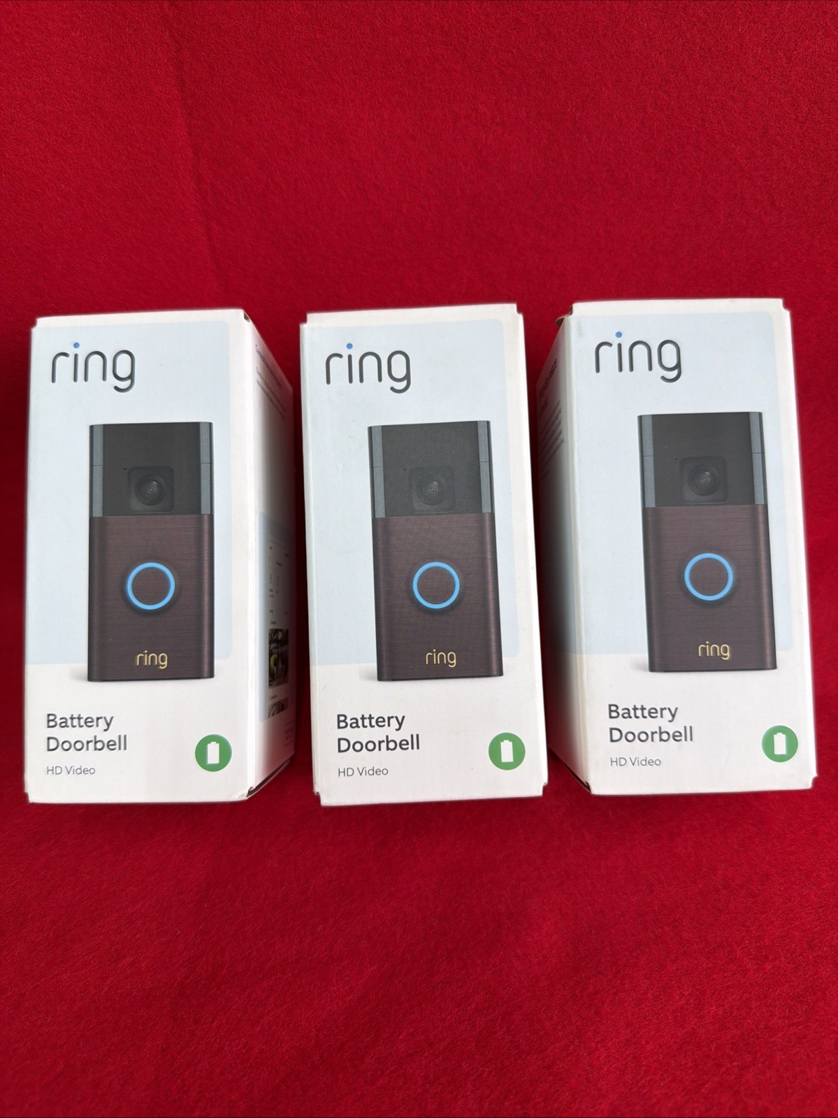 Ring Battery Doorbell (2024) HD Video (Venetian Bronze) - New Sealed