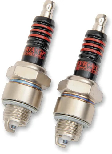 Drag Specialties Spark Plug Set Pair for Harley Electra Glide 65-74