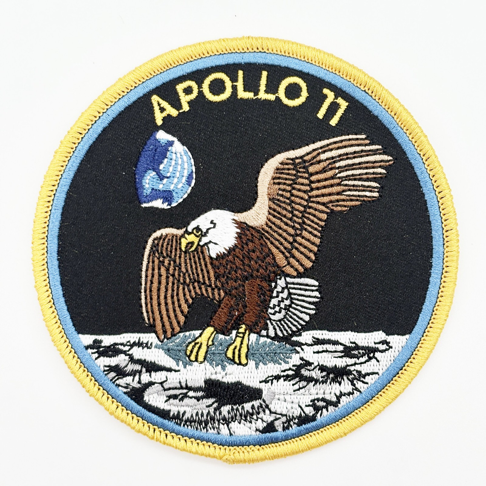 Apollo 11 Patch – Embroidered, Iron on, 4 Inch