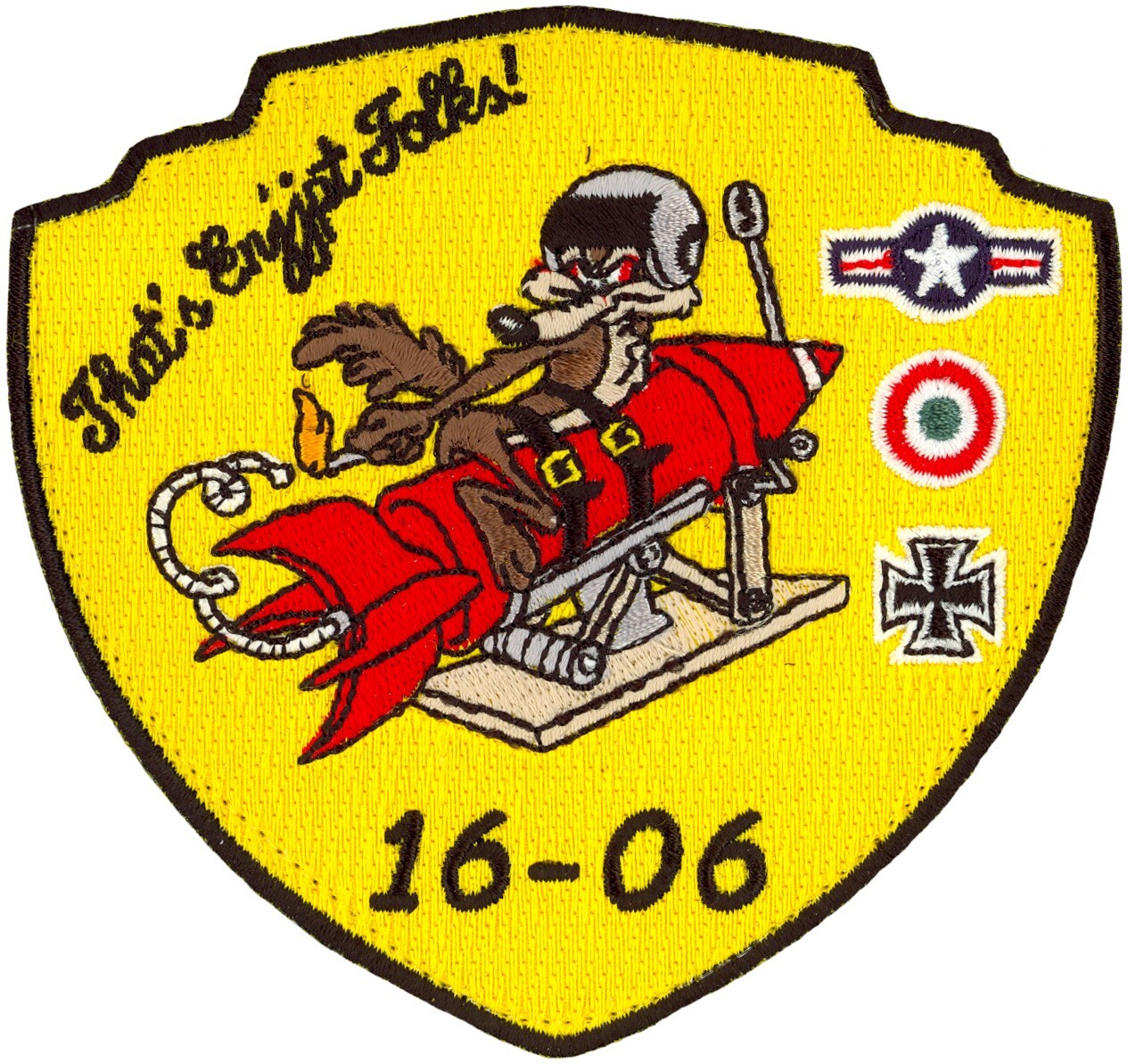 USAF SHEPPARD EURO NATO JOINT JET PILOT TRAINING CLASS 2016-06 PATCH
