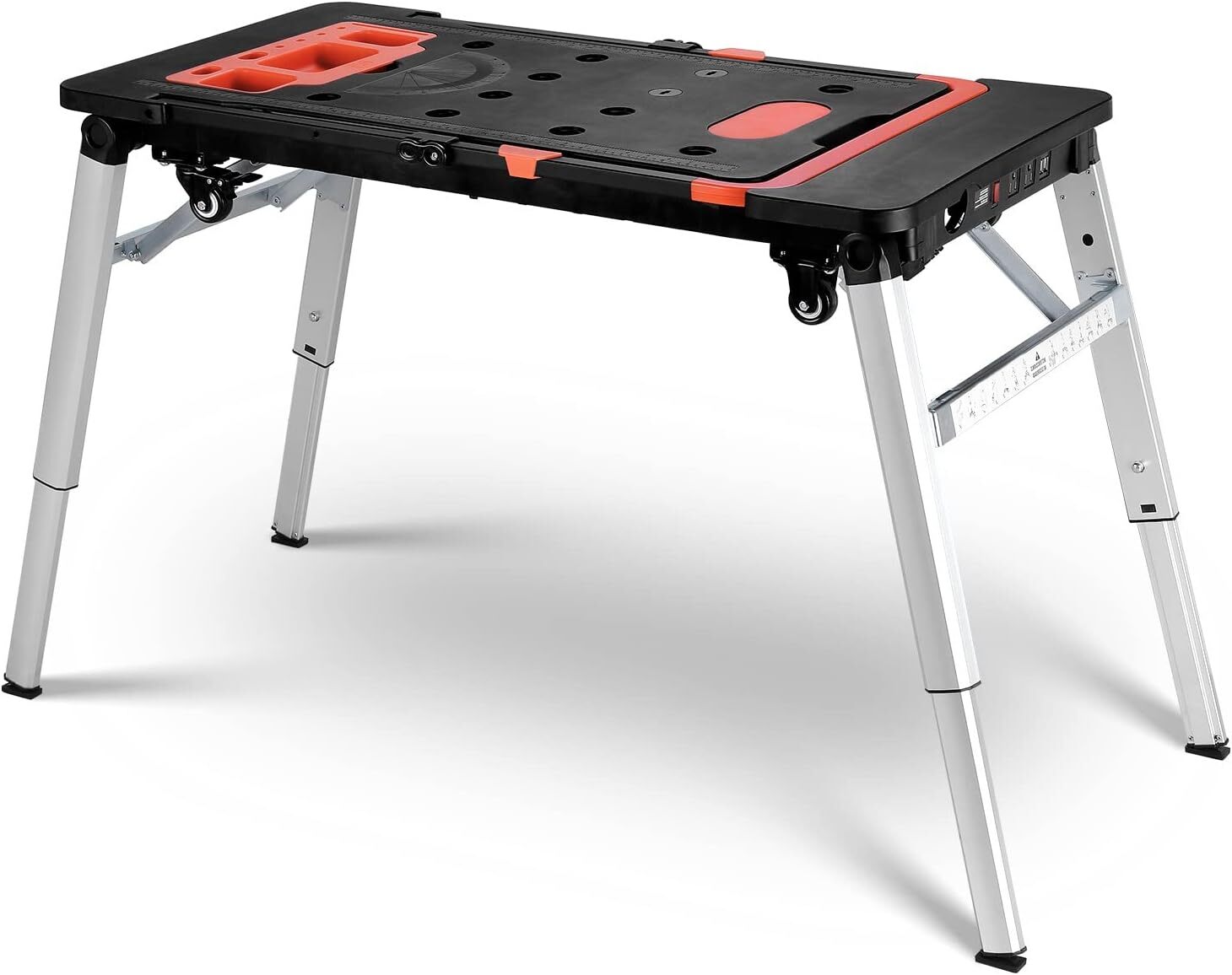 Multifunctional Folding Work Table,7 in 1 Work Benches for Garage Car Creeper
