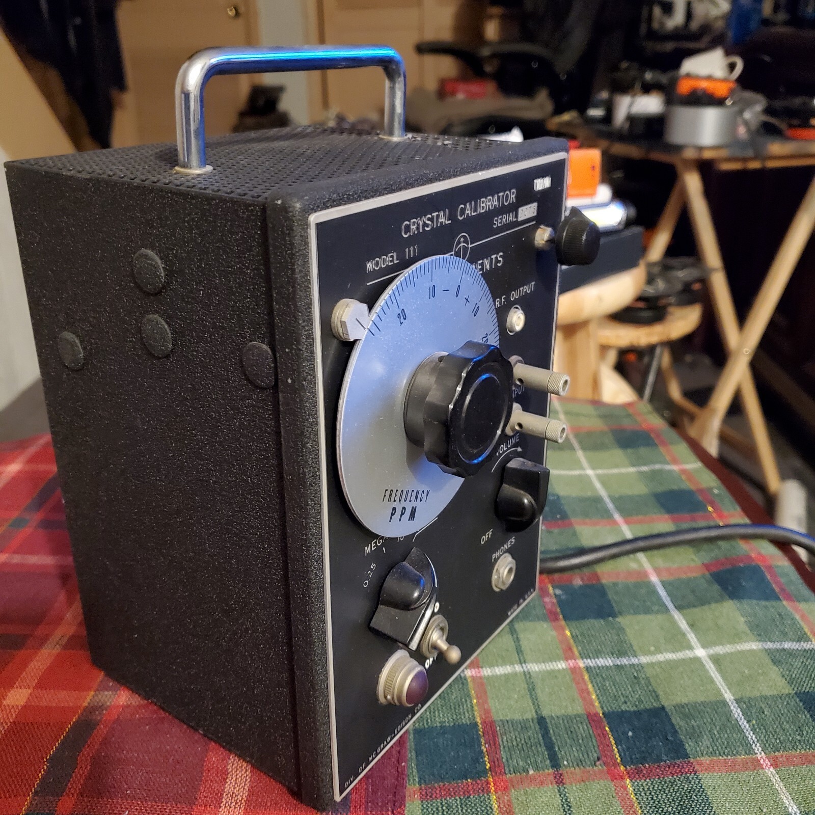 Mcgraw Edison Vintage Model 111 Crystal Calibrater Collectors Item