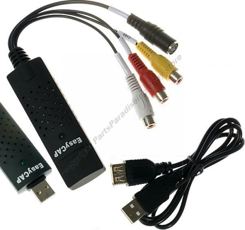 Easy RCA~USB2.0 Video Capture,VCR/Camcorder/8mm/VHS Tape~DVD maker/adapter$SHdis