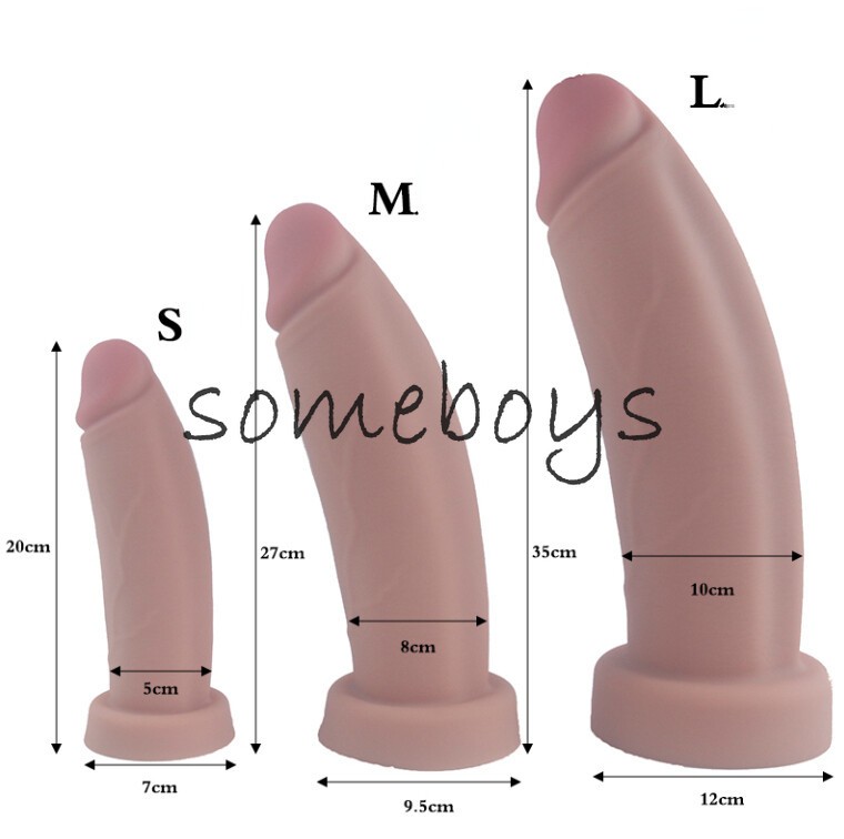 Huge Thick Silicone Dildo Dong Adult Sex Toy Big Penis G-spot Anal Toy for Women
