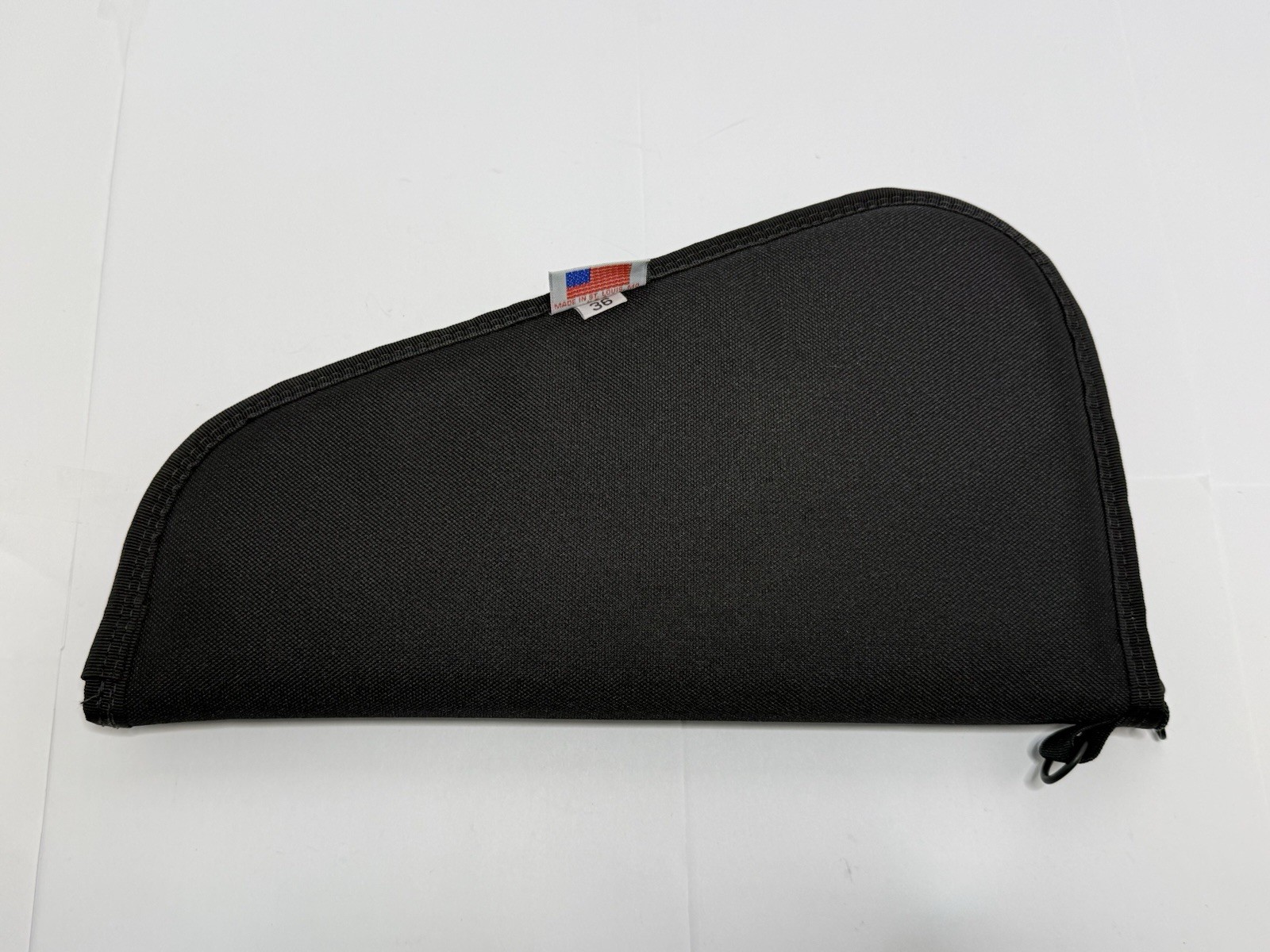 Bagmaster 36 Black Padded Zippered Pistol Handgun Soft Case 13" x 7.5"