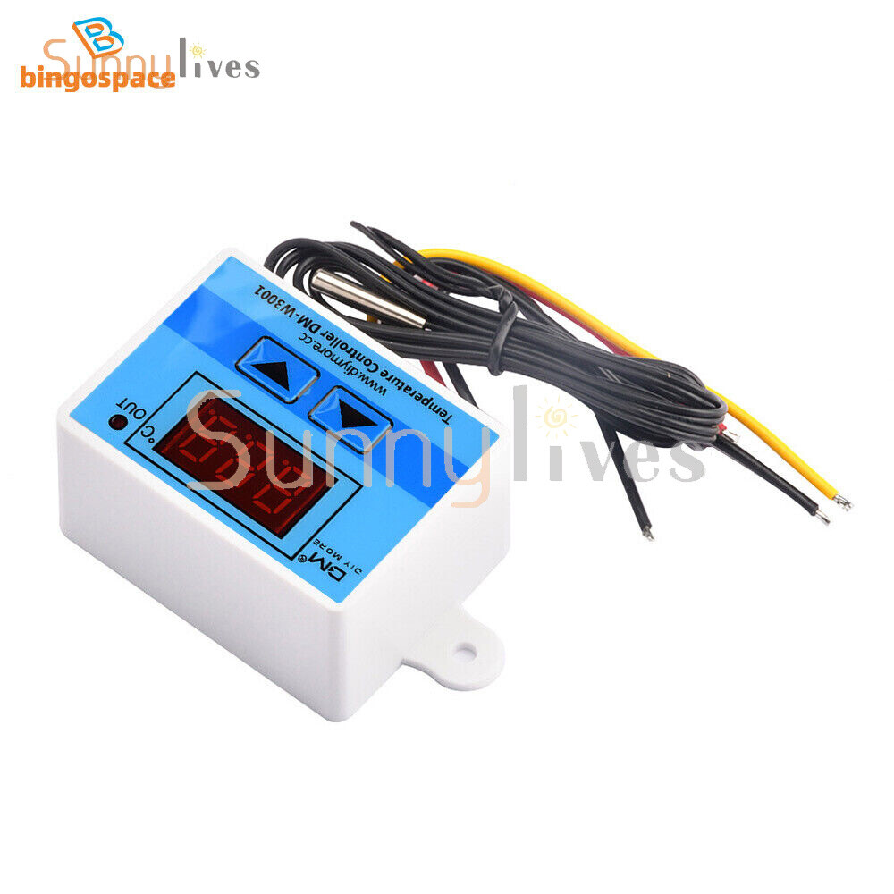 AC110-220V Digital Temperature Controller 10A Thermostat Control Switch Probe