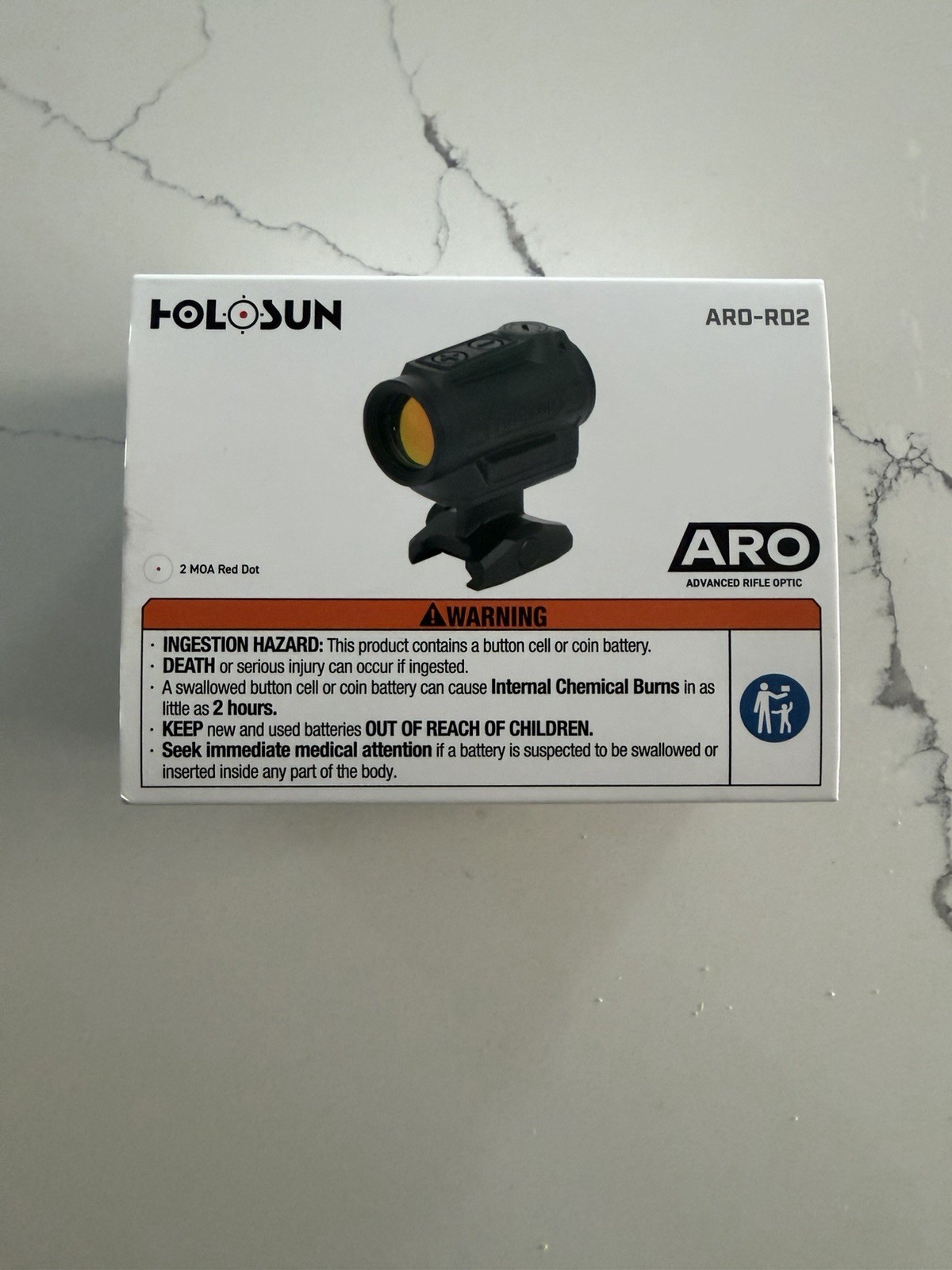 Holosun ARO 2MOA Red Dot Reflex Sight w/Shake Awake (ARO-RD2)