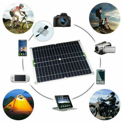 200W Solar Panel Kit 12V 100A battery Charger Controller Caravan Boat Outdoor