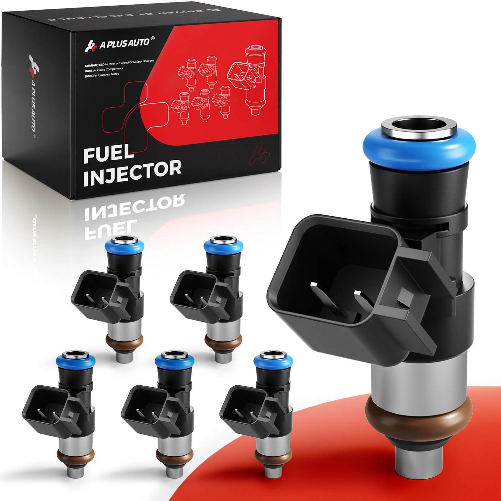 Fuel Injectors Set of 6, Compatible with Ford Edge Flex Fusion Taurus Taurus ...