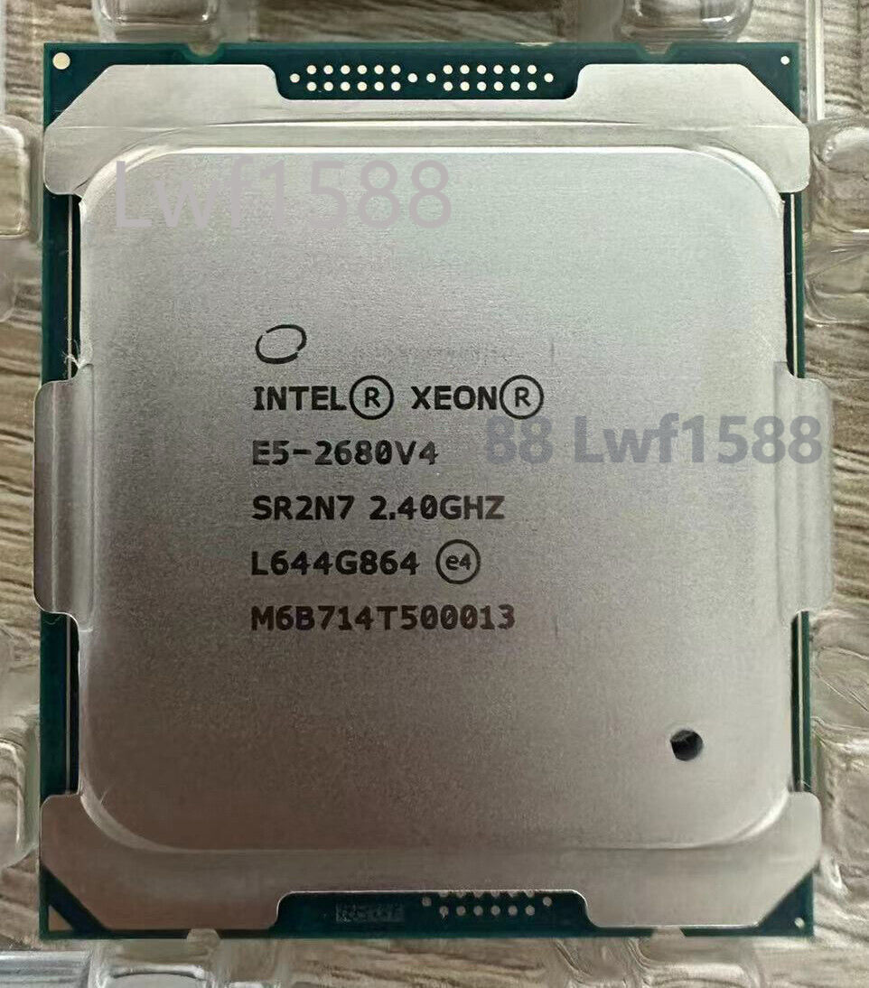 Intel Xeon E5-2680V4 CPU 14 Core 28 Threads LGA 2011-3 E5-2680 V4 SR2N7 CPU