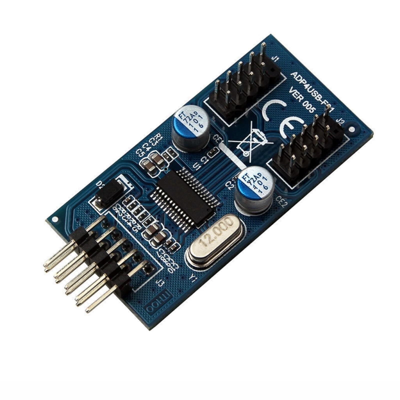 PC Cases Internal 9 Pin USB2.0 To Dual 9 Pin Pcb Double Chipset Enhanced Cable n