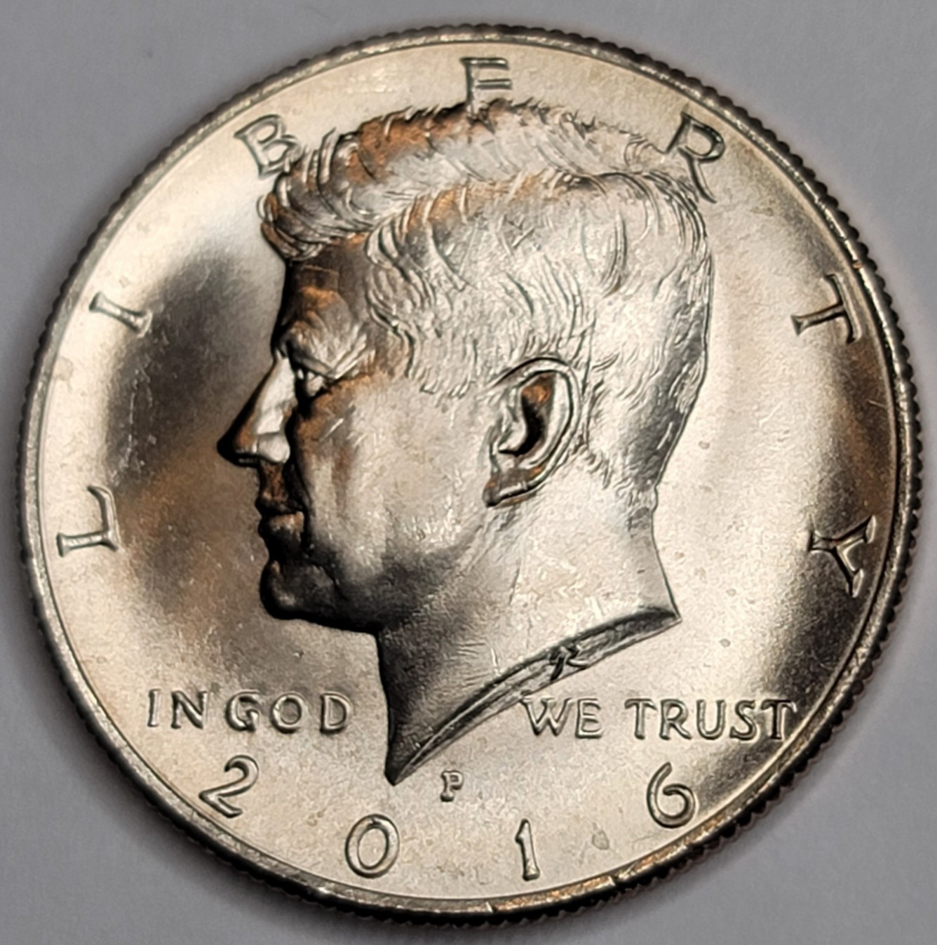 2016 P Kennedy Half Dollar Uncirculated from US Mint Rolls- CN-Clad