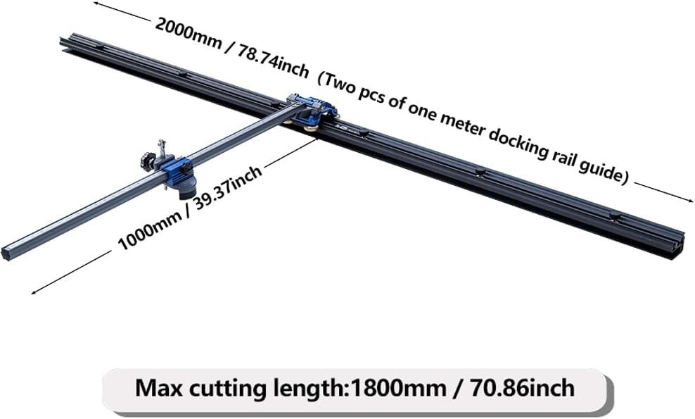 78.7" Manual Tile Cutter with Precision T Shape Rail Guide
