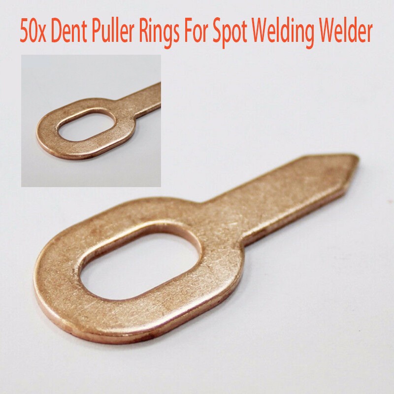 50x Dent Puller Rings Kit For Spot Welding Welder Car Body Panel Pulling Washer.