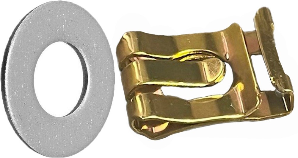Retaining Clips With Flat Washers for Office Chair Gas Cylinders | 10-CW