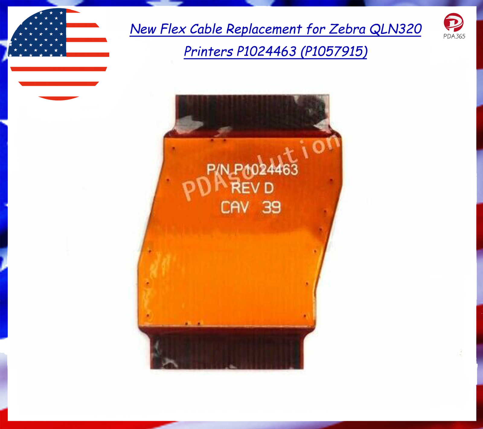 New Flex Cable Replacement for Zebra QLN320 Printers P1024463 (P1057915)