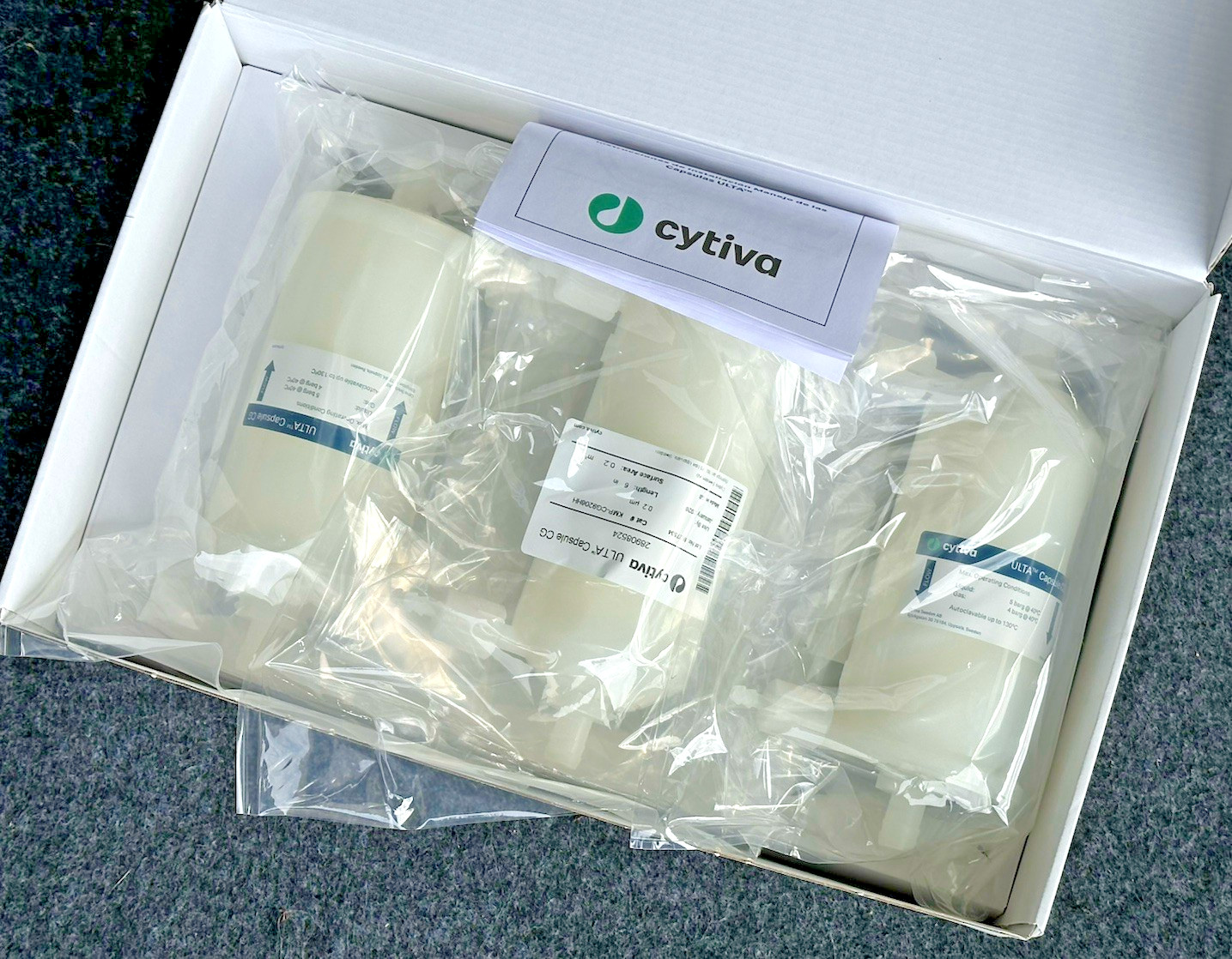Cytiva Pall Filter 0.2um Cytiva ULTA Capsule CG 28908524 Cat KMP-CG9206HH Qty:3