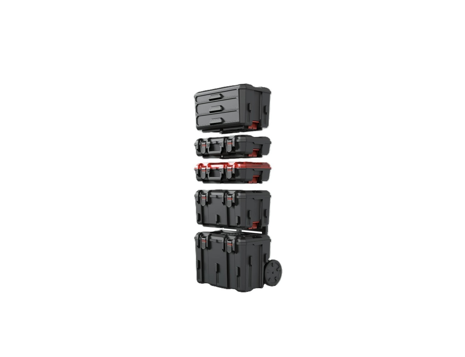 Hyper Tough Hyper Stack Tool Storage Box 3 Drawer Organizer