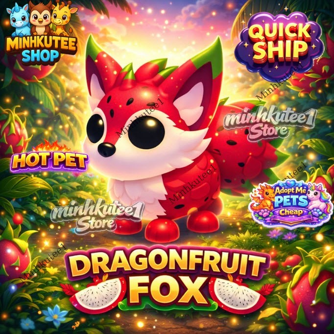 ✨ Dragonfruit Fox | Adopt M1e Cheap Price | Fast Delivery | Trusted Store