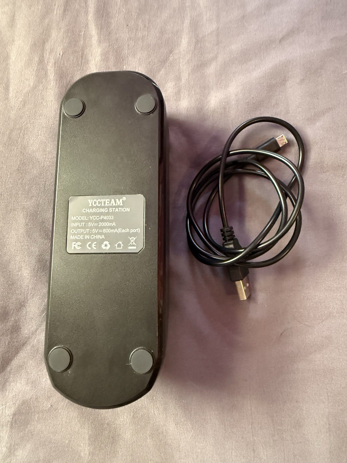 Works For 2 Ps4 Controllers | Set them on and they charge