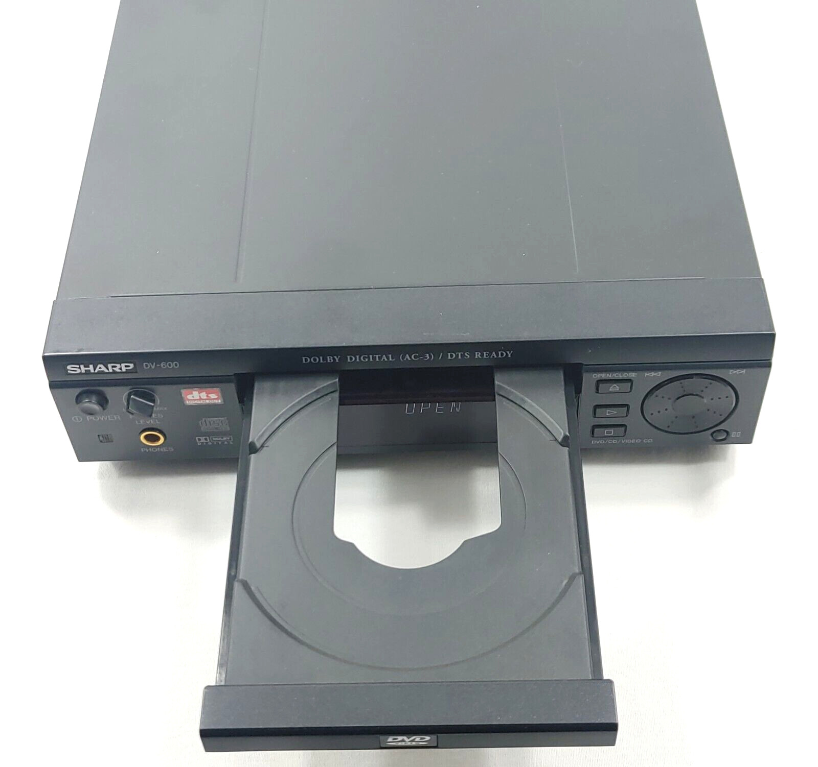 Sharp DV600U DVD Player Dolby Digital (AC-3) /DTS Ready