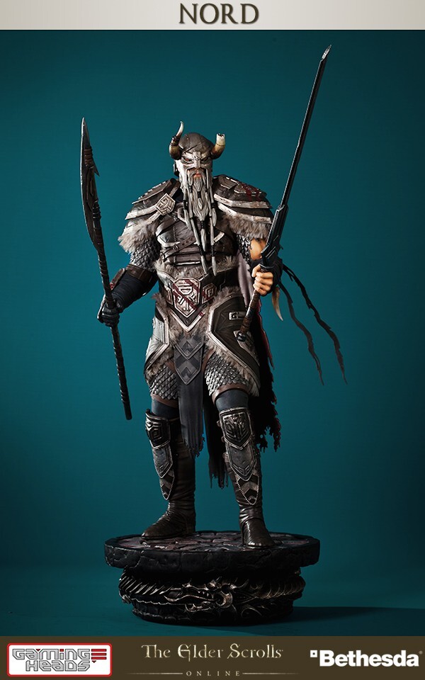 Gaming Heads Elder Scrolls Online: Heroes of Tamriel Nord Regular Statue SEALED