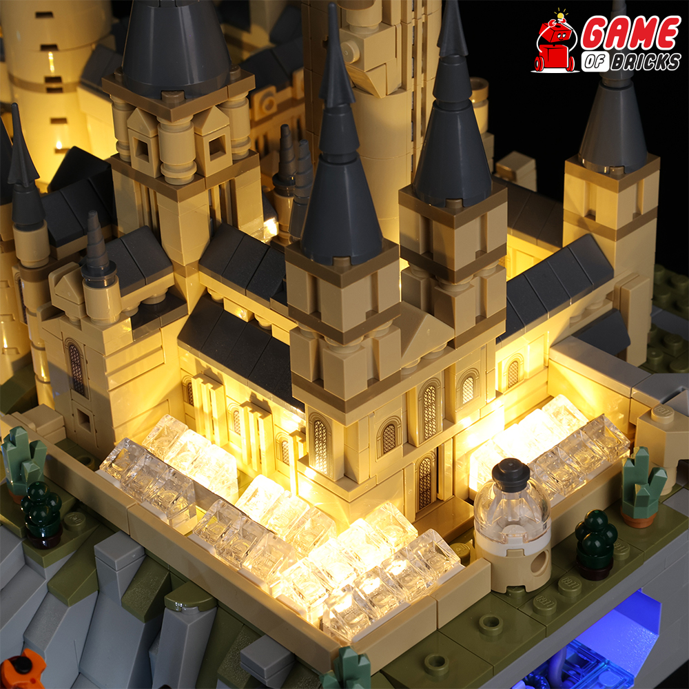 Light Kit for Hogwarts Castle and Grounds Compatible with LEGO® 76419 (Classic)
