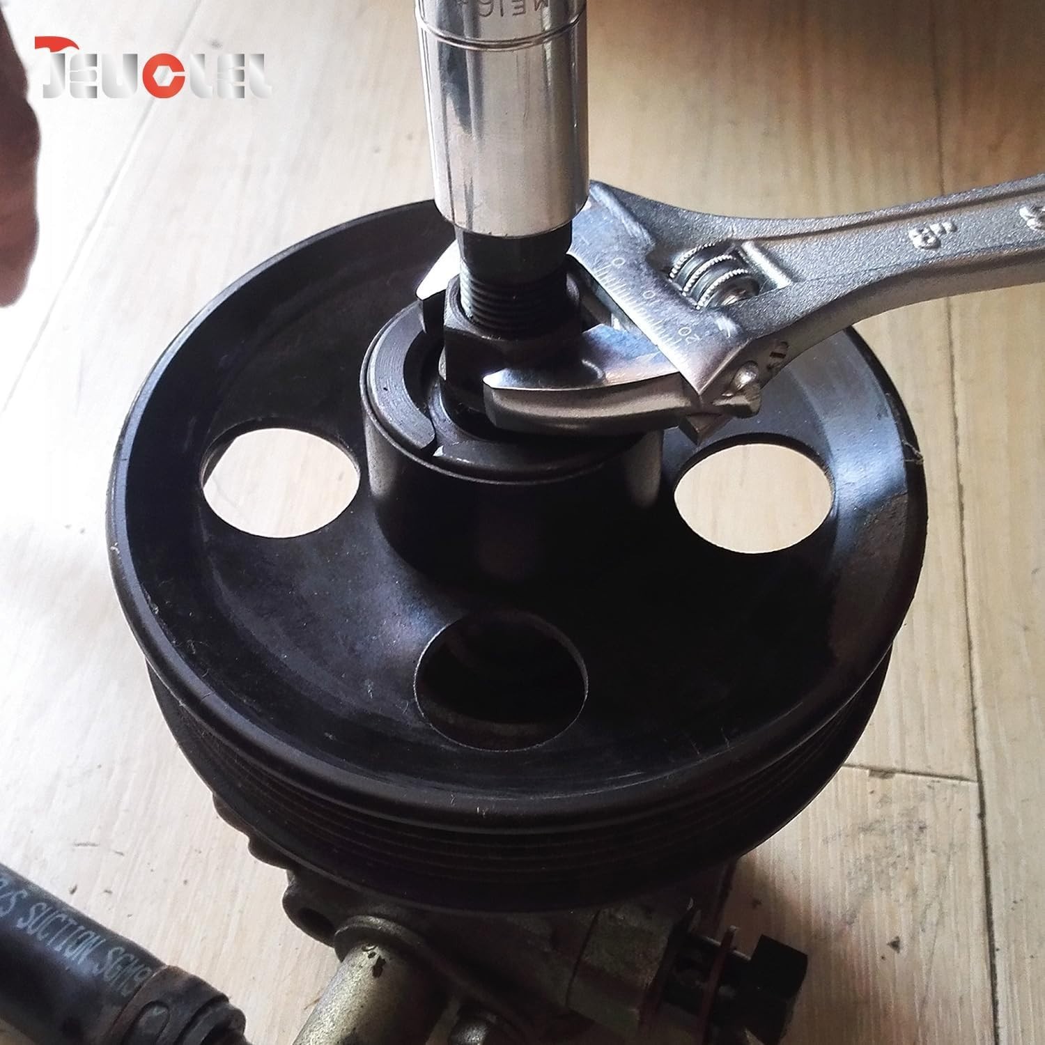 Power Steering Pulley Puller Remove Install Tool Compatible with Most Domesti...