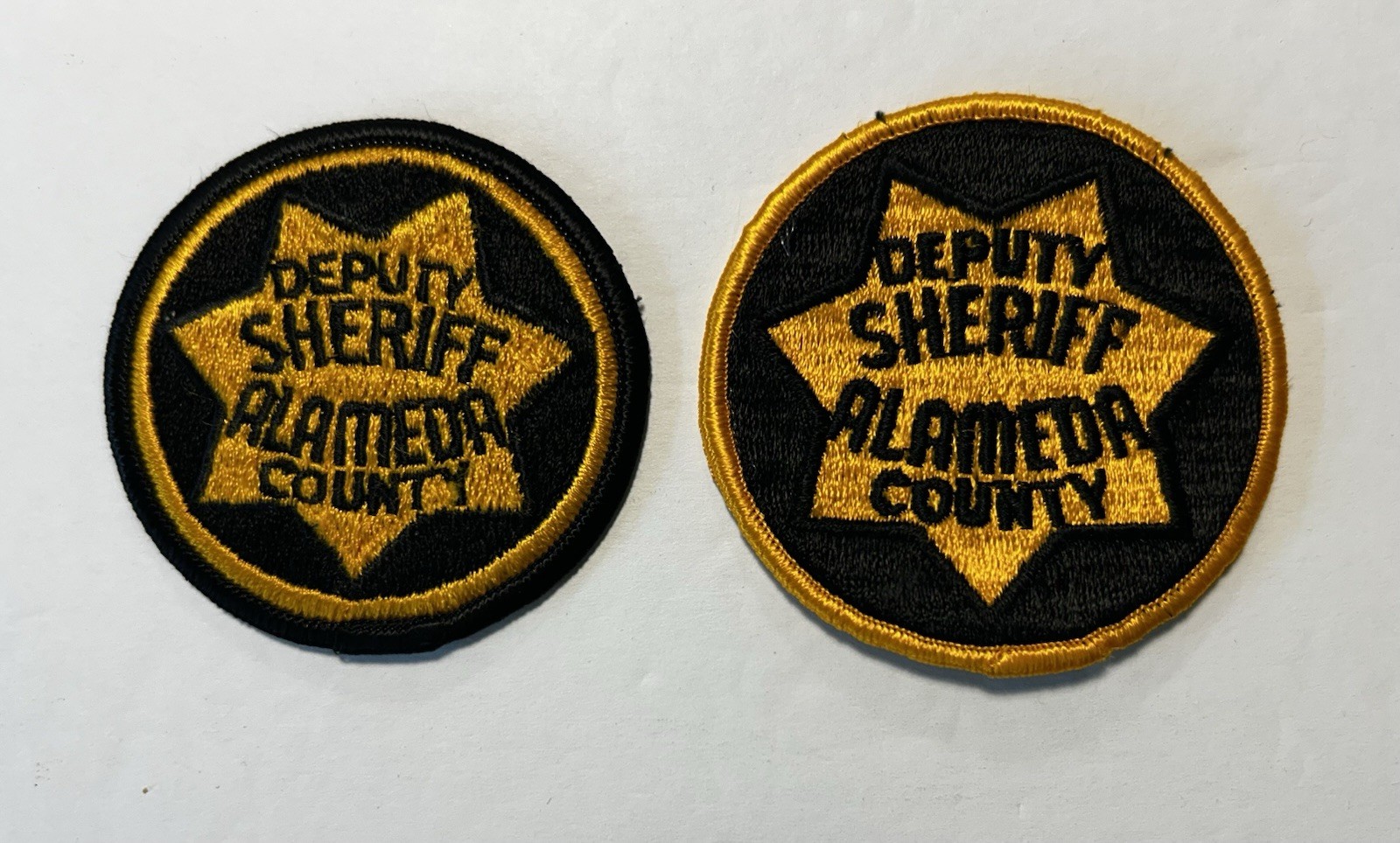 CALIFORNIA CA ALAMEDA COUNTY SHERIFF OFFICE 2 PATCH SET #D28