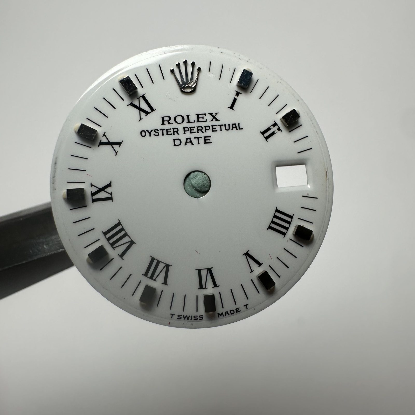 Rolex Date Steel Lady White Roman Dial Vintage
