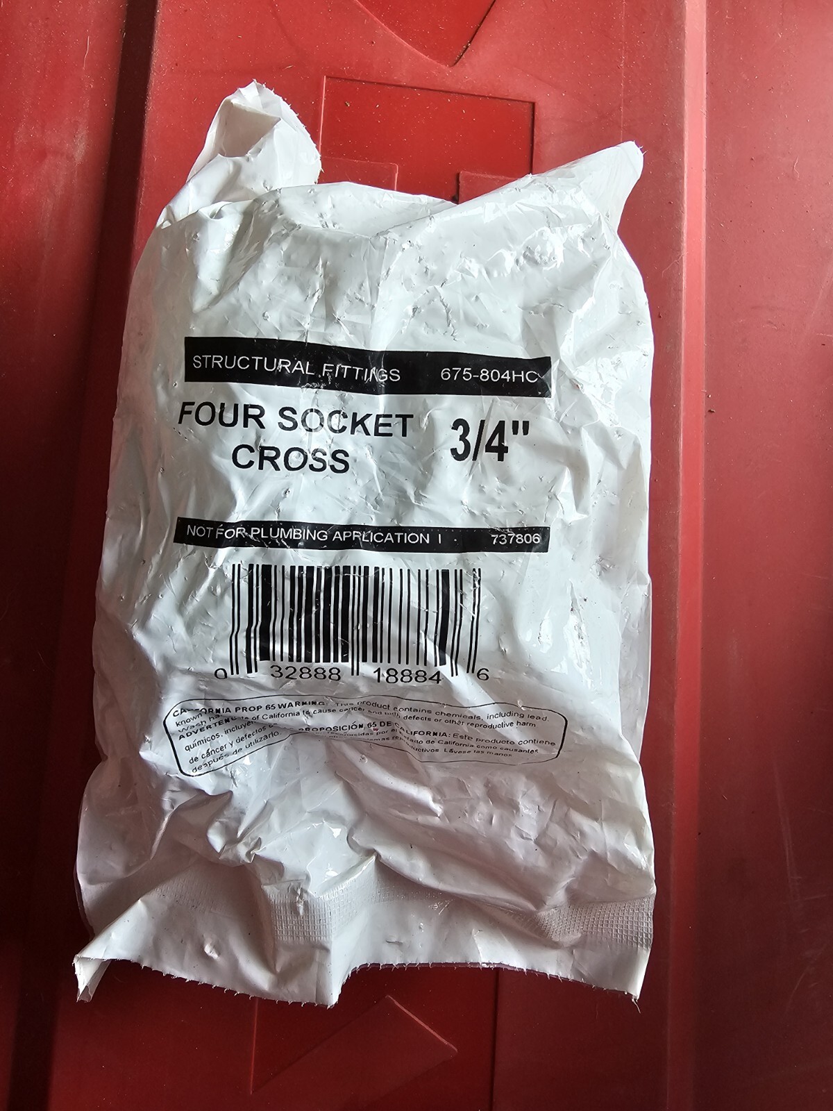 Steel-Tek  Four Socket Cross 3/4"Structural Pipe #737806