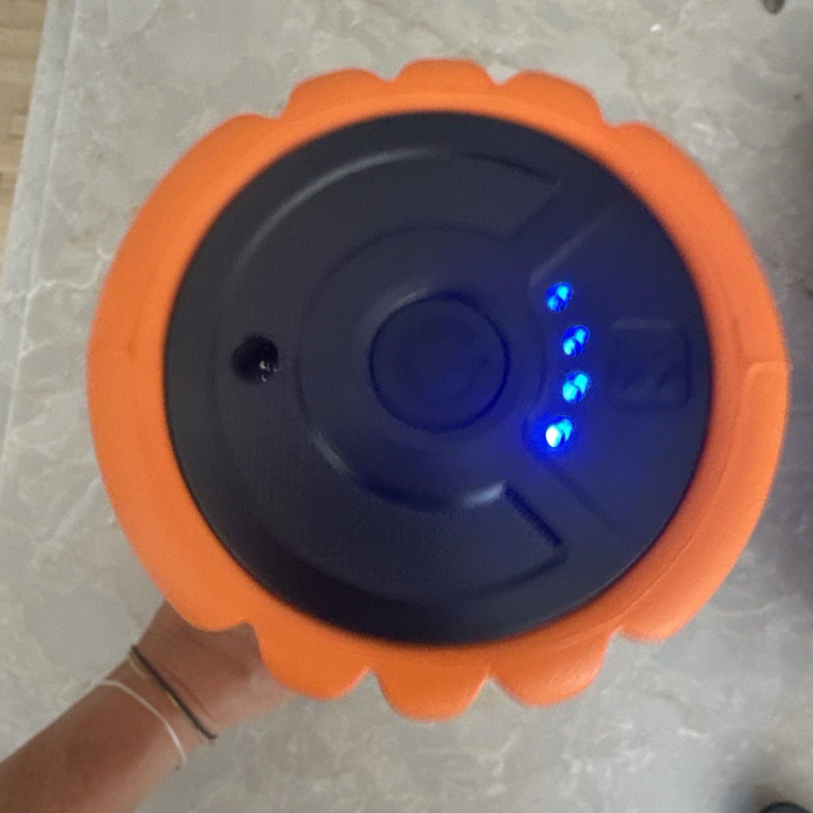 TriggerPoint Orange Grid Vibe Plus Vibrating Massage Foam Roller Roller Only