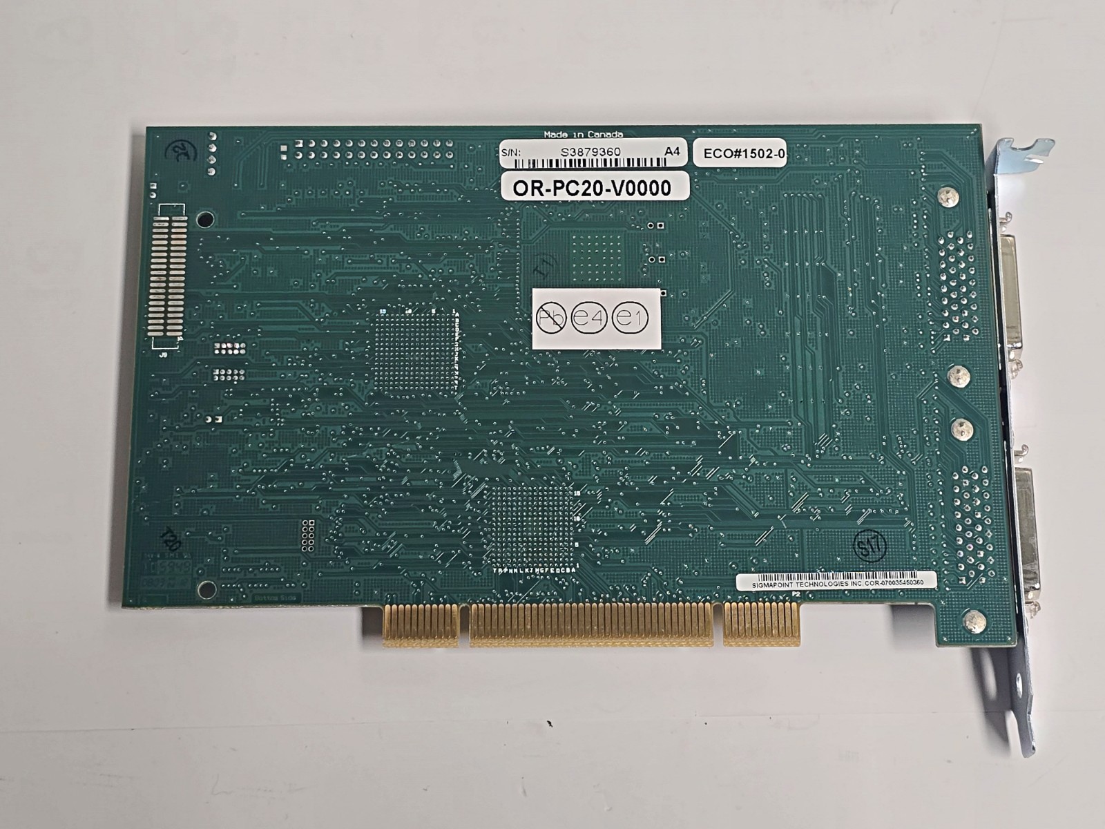 CORECO DALSA OR-PC20-V0000 Frame grabber