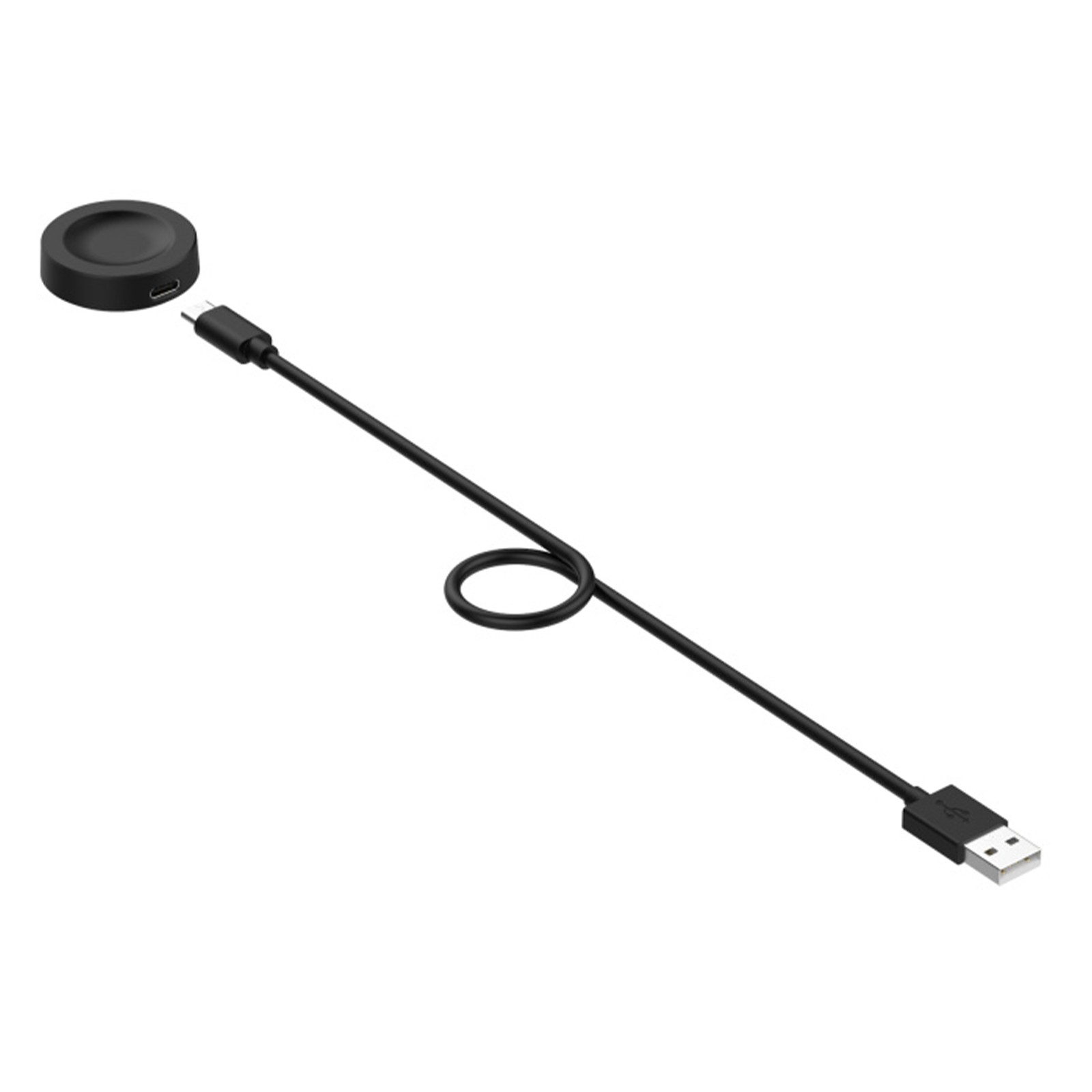 Black USB Magnetic Charging Cable Base Wireless For Huawei Watch GT2 Pro D