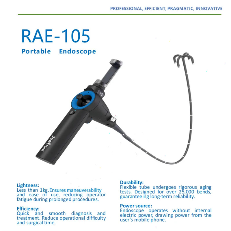 360° Rotating Endoscope - Human/Vet Use for Laryngoscopy & Bronchoscopy