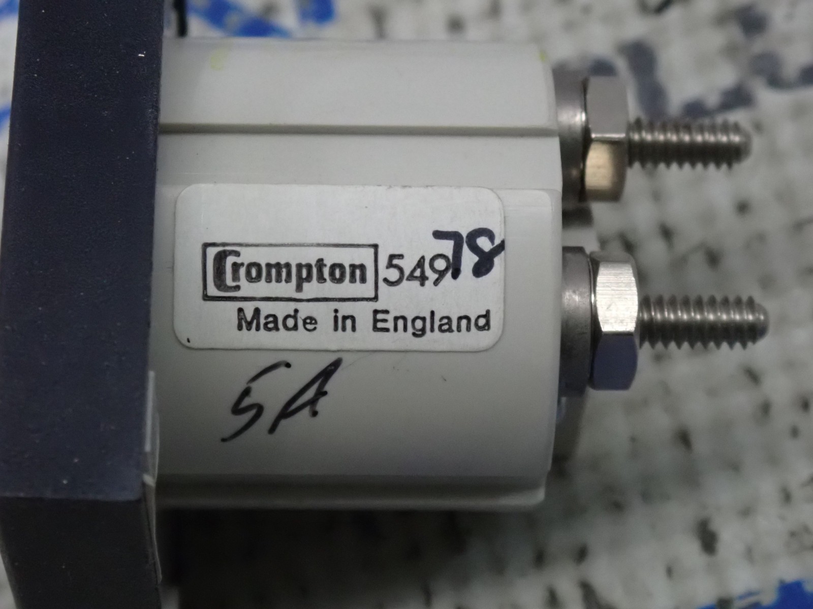 Crompton 54978 5 Amp Volt Meter New