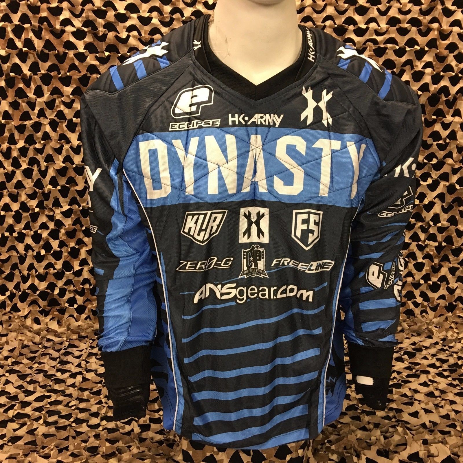 New HK Army 2017 Dynasty Hardline Paintball Jersey - Blue - XX-Large
