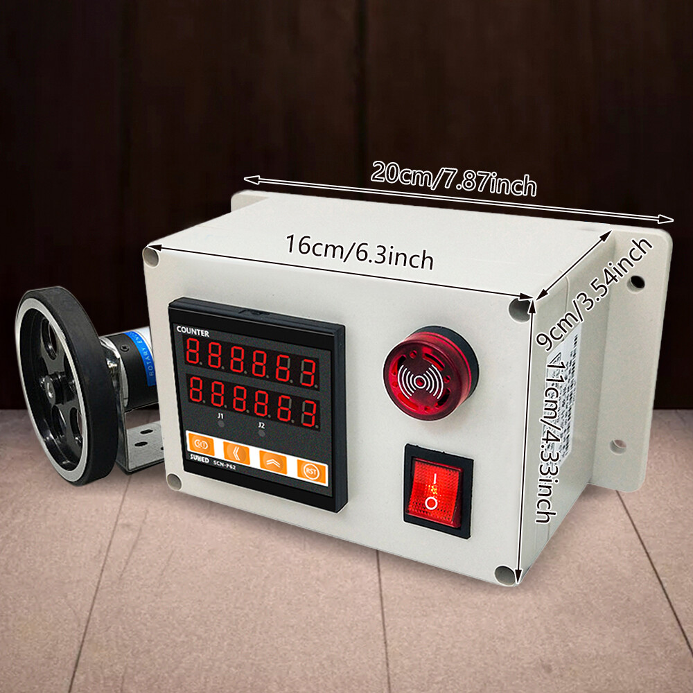 Digital Electronic Length Measure Meter Counter & 300PPR Rotary Encoder