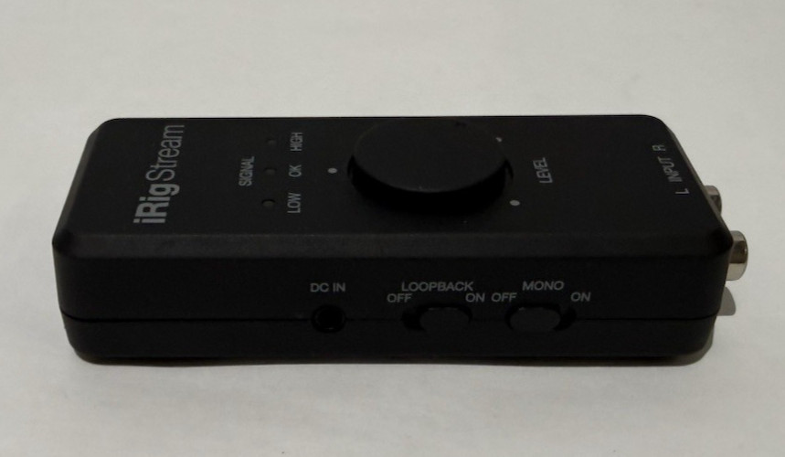 IK Multimedia iRig Stream USB Audio Interface RCA Input USB Streaming Pod Mixer