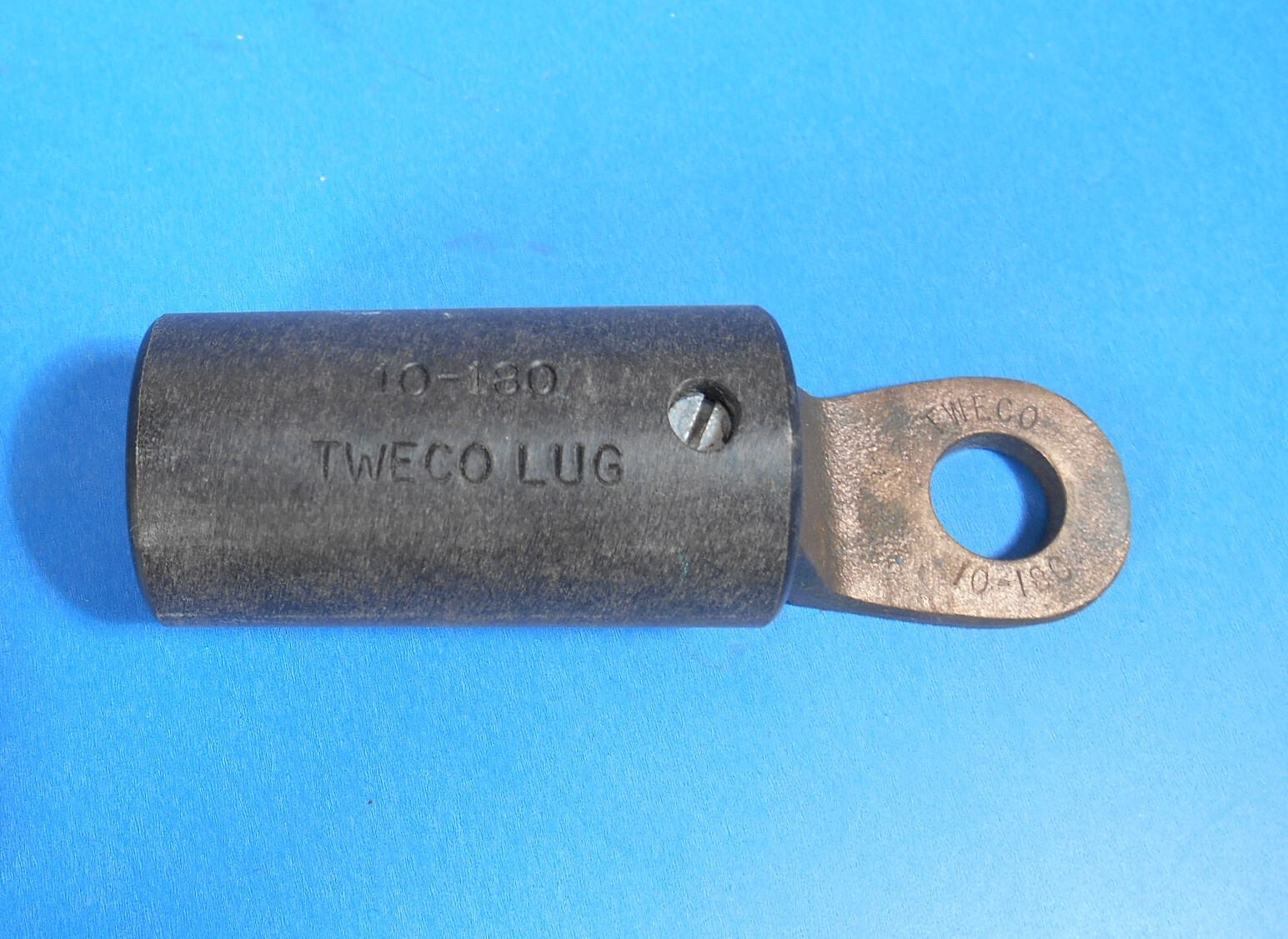 Tweco Model 10-180 Brass Ball Point Cable Lug