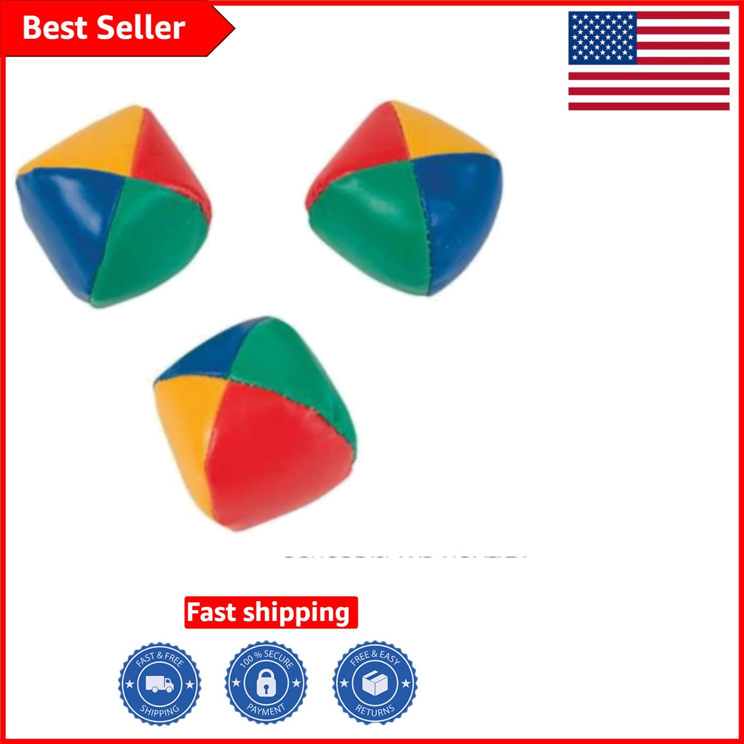 Learn to Juggle: 3-Piece Juggling Ball Set with Instructions - Ideal for Kids