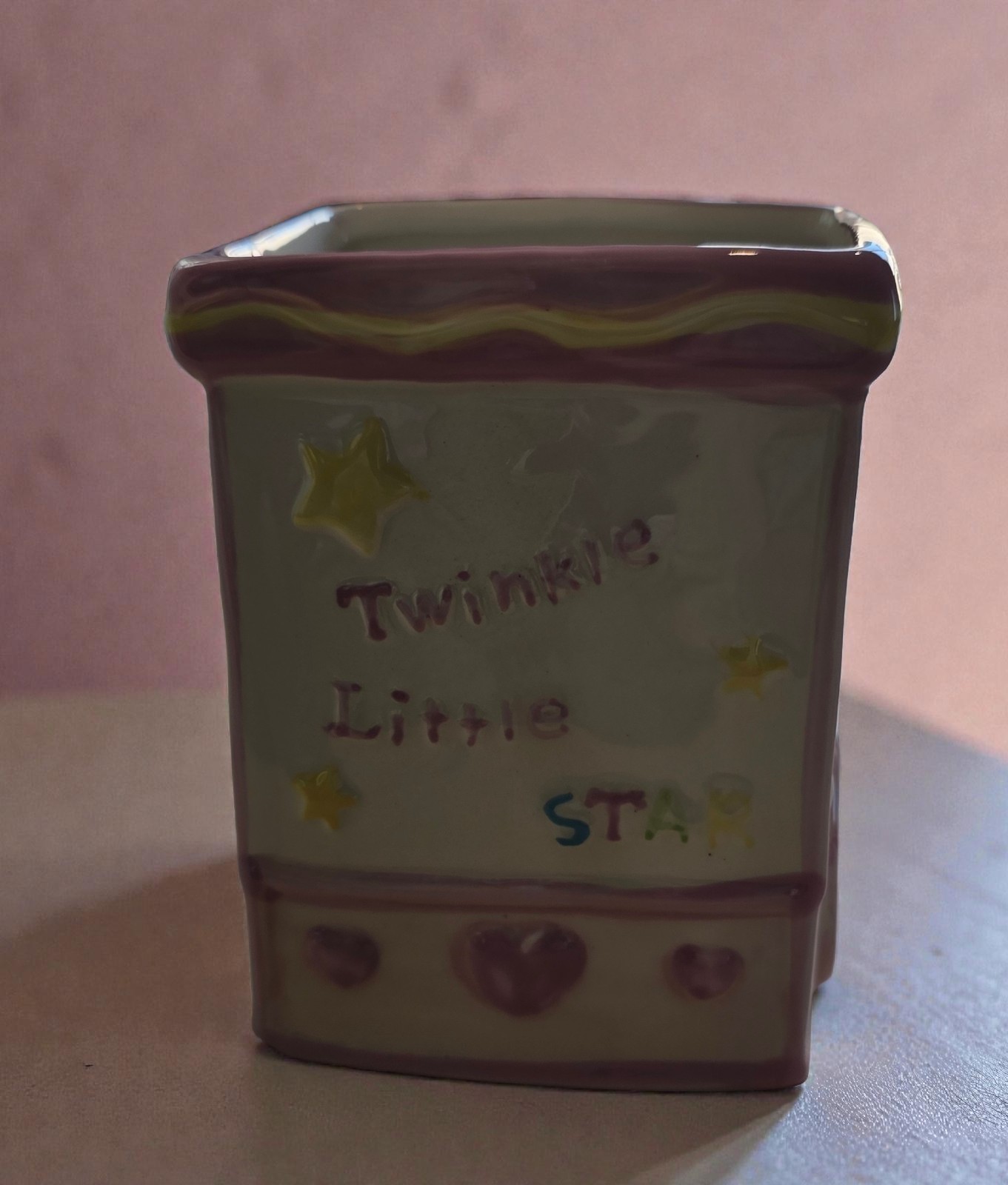 Ceramic Baby Train Planter Vase Decor