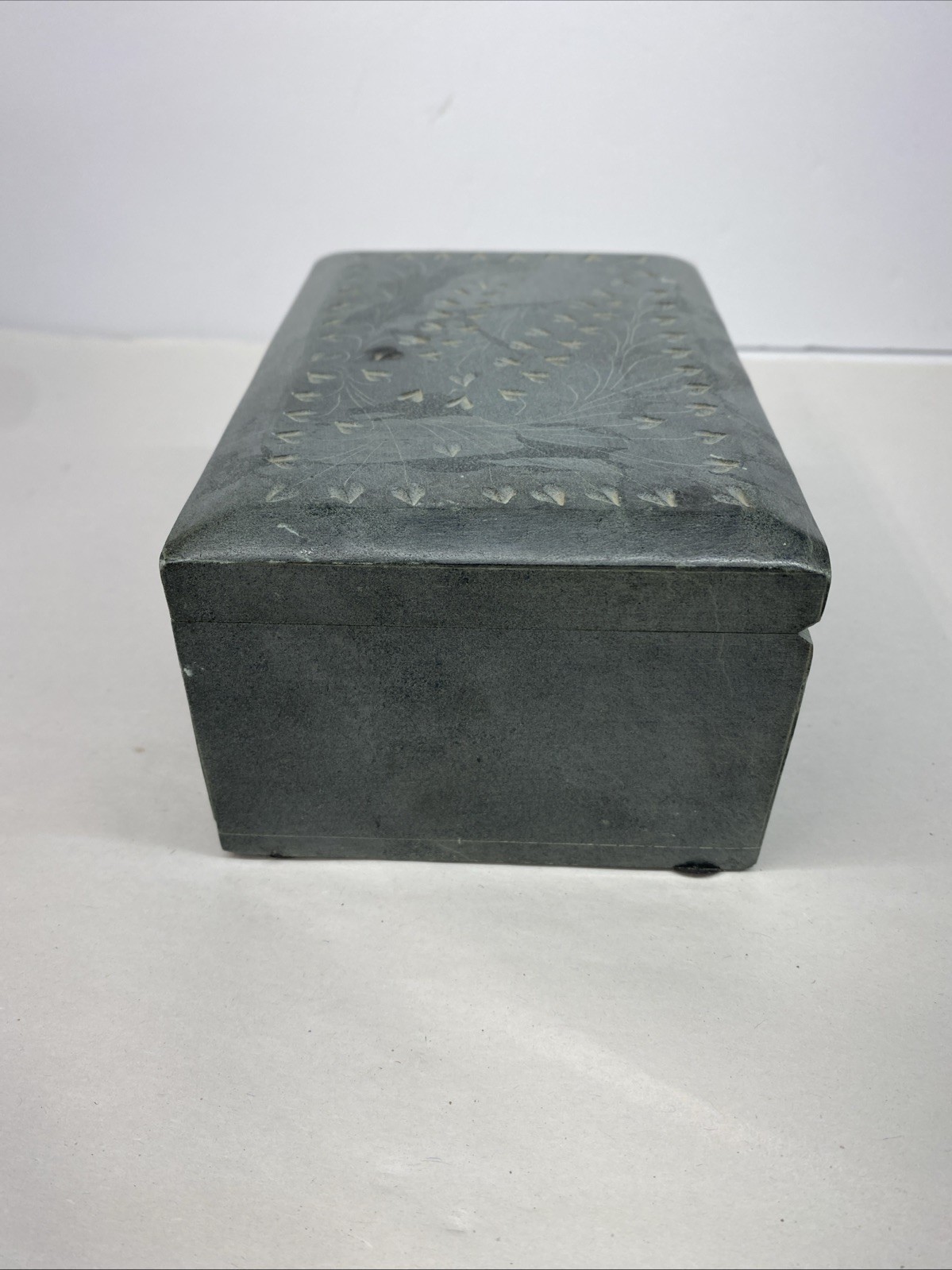 Soapstone Carved Box