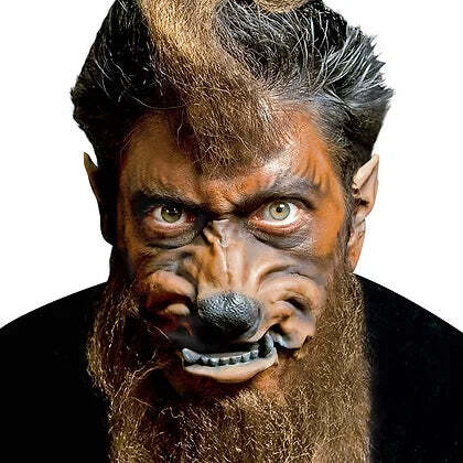 Werewolf Face Latex Appliance