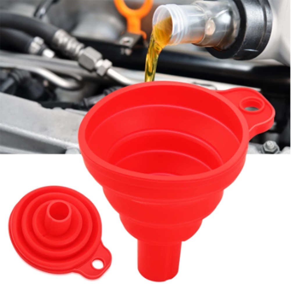 Brand New Car Funnel Collapsible Silicone Oil Screen Silicone Space Saving