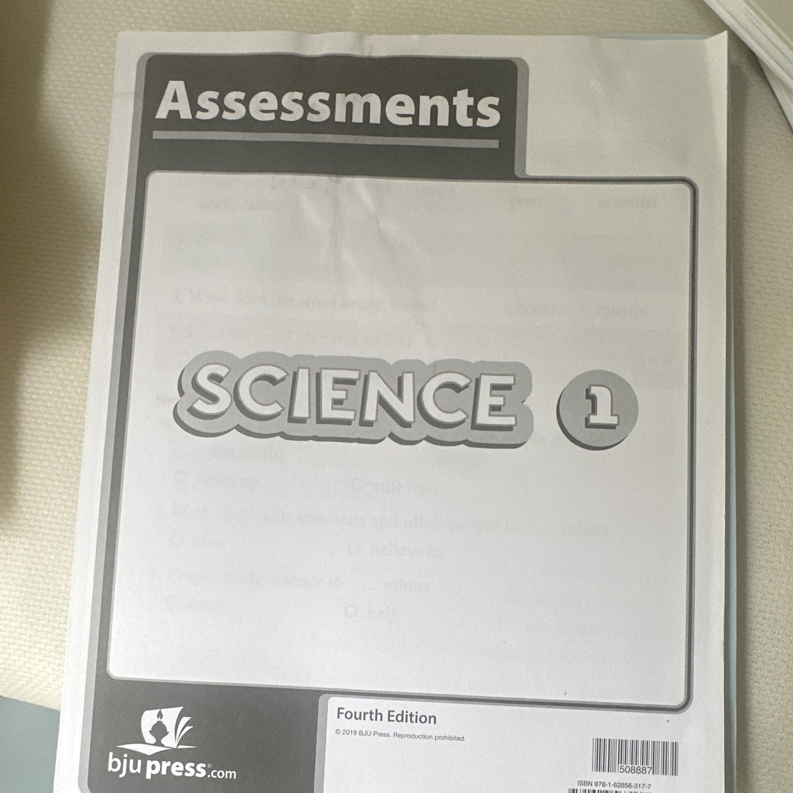 BJU Press Science 1 4th Ed 2019 Teacher’s Edition + Activities Answer Key
