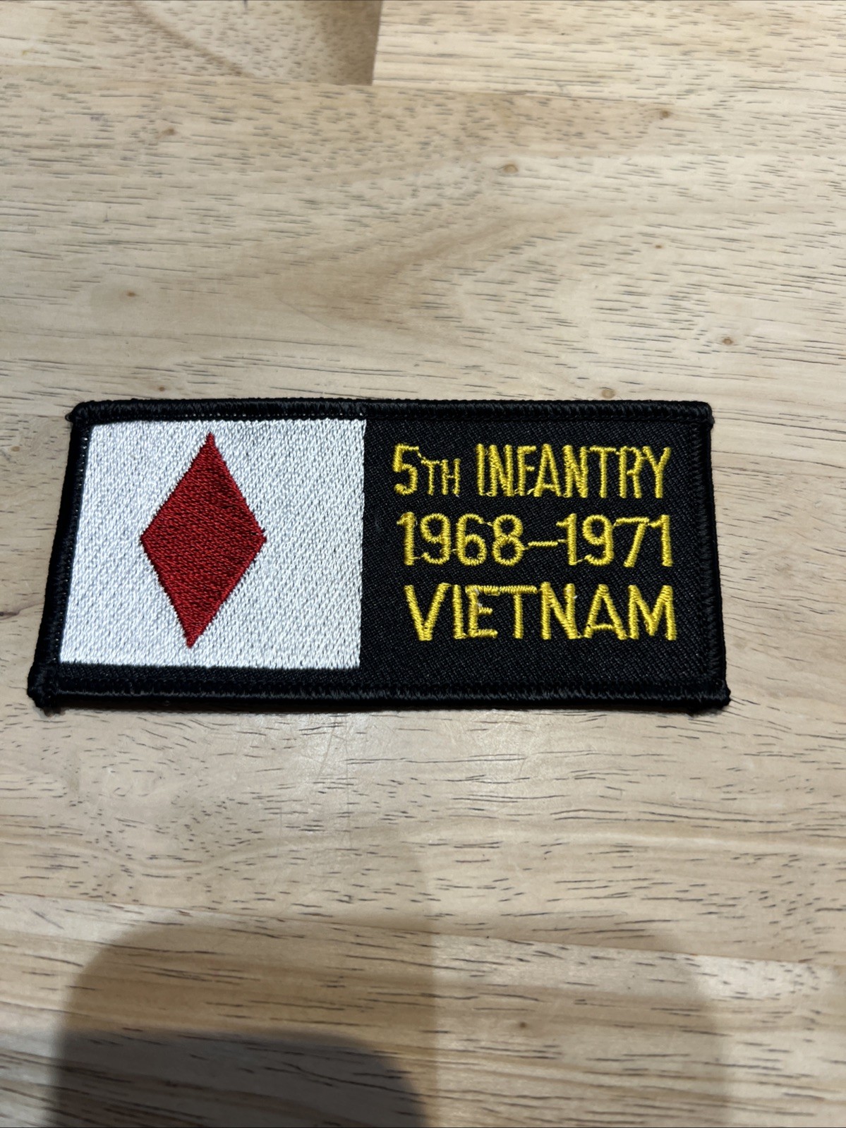 5TH INFANTRY DIVISION VIETNAM HAT PATCH US ARMY RED DIAMOND Patch. New