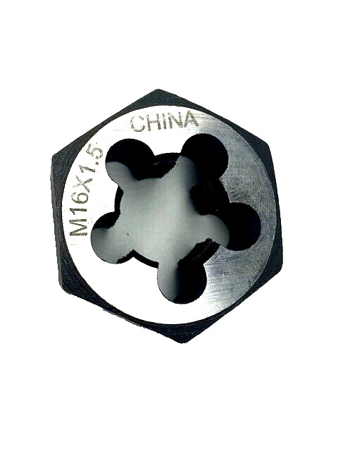 M16 X  1.50 METRIC CARBON STEEL HEX RETHREADING DIE - NEW!